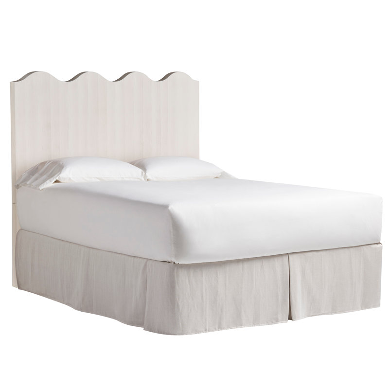 Surf City Panel Headboard, Queen, White Sand