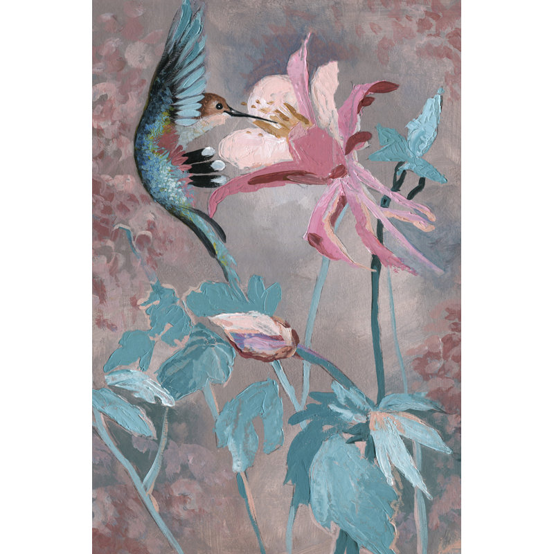« fleuriing refuge », reproduction sur toile tendue, H 12 po x l 8 po x P 1,5 po