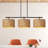 3 - Light Hand-Woven Kitchen Island Pendant