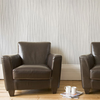 Folded Paper 10m L x 53cm W Abstract 3D Embossed Roll Wallpaper