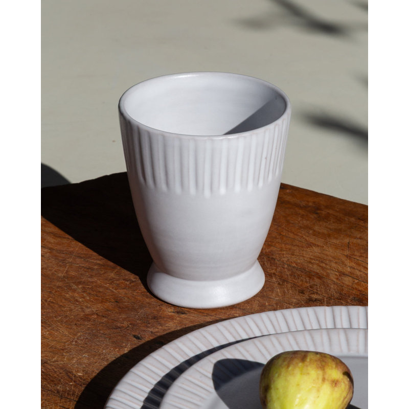 Cloud Lines Tumbler, White