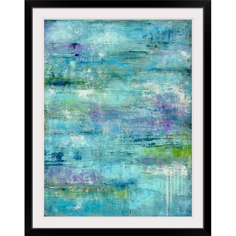 « mystic springs », impression, Cadre noir, H 32 po x l 26 po x P 1 po
