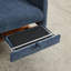 Chaise berçante en tissu avec repose-pieds rétractable Boucle-551512081-551512086