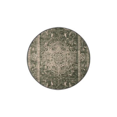 Machine Washable Brown Area Rug