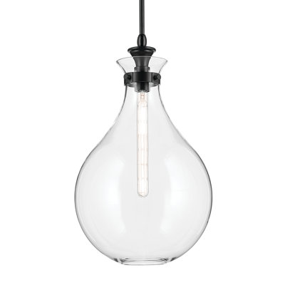 1 Light Pendant with Opal Glass