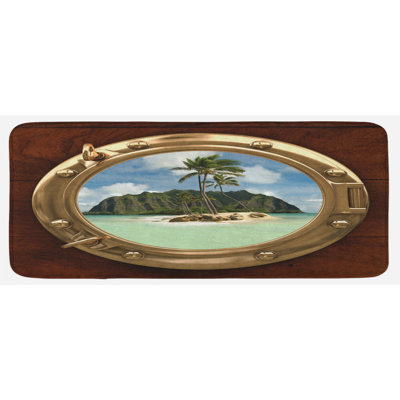 Tapis de cuisine hawaii