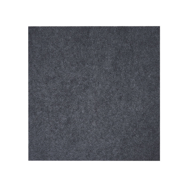 10pcs Polyester Self Adhesive Carpet Tiles, Grey