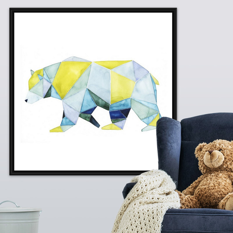 Art sur toile Polla, H 36 po x l 36 po x P 1,75po, Cadre flottant noir