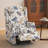 Swivel Rocker Recliner Set of 2-Printed Modern Rocker Recliner,Wingback Recliner for Living Room