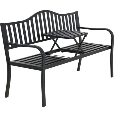 Stainless Steel Outdoor Bench