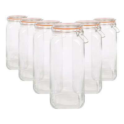 Glass Jar - Set of 6