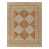 Distressed Homage Wool Geometric Area Rug