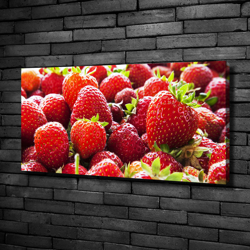 Strawberries - Wrapped Canvas Print