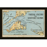 Marthas Vineyard And Nantucket Islands Giclee Print by Soicher Marin Archives