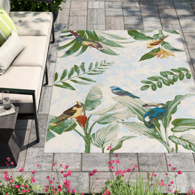 Shar Multi Chanticleer Indoor/Outdoor Modern Rug