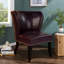 Fauteuil d'appoint confortable en cuir Pu