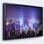 « hong kong night city », reproduction de photo sur toile encadrée-26664042