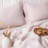 100% French Linen Pillowcase Set Of 2, Pure Flax Pillow Covers With Embroidered-115607241-115607248