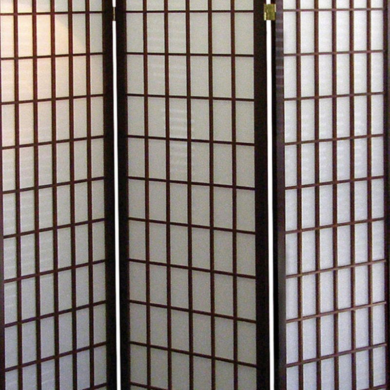 Cloison de style Shoji Niemann 70,5 pouces, Naturel, 4