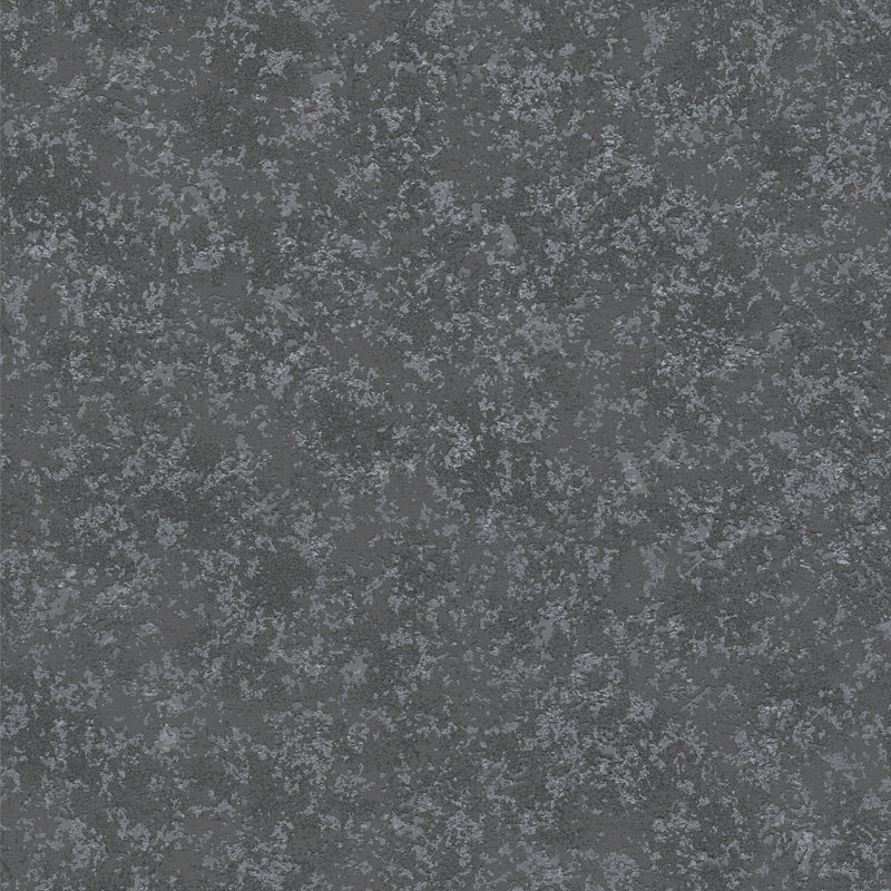 Annetraude Plaster Texture Design 10m x 53cm Wallpaper Roll, Black/Silver