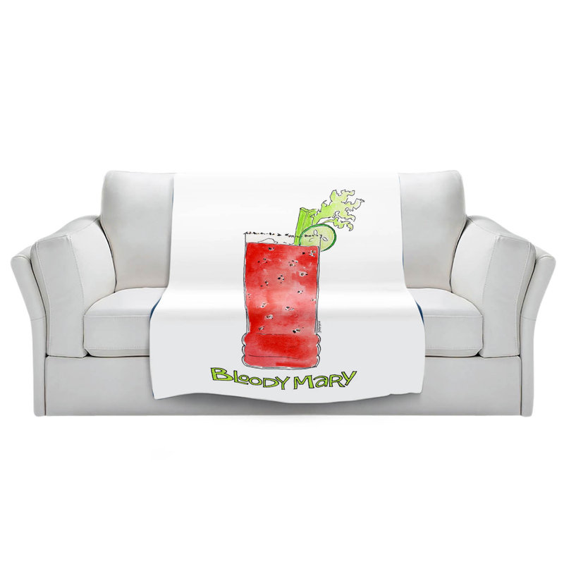  Couverture cocktail Mary sanglante, 51 po x 60 po