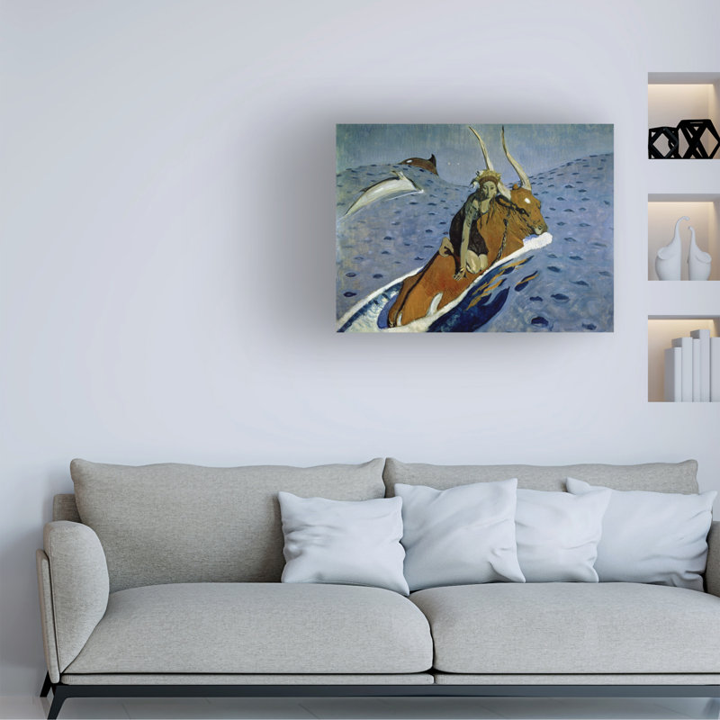 Valentin Valentin Aleksandrovich, «The Rape of Europa», art sur toile, H 14 po x l 19 po