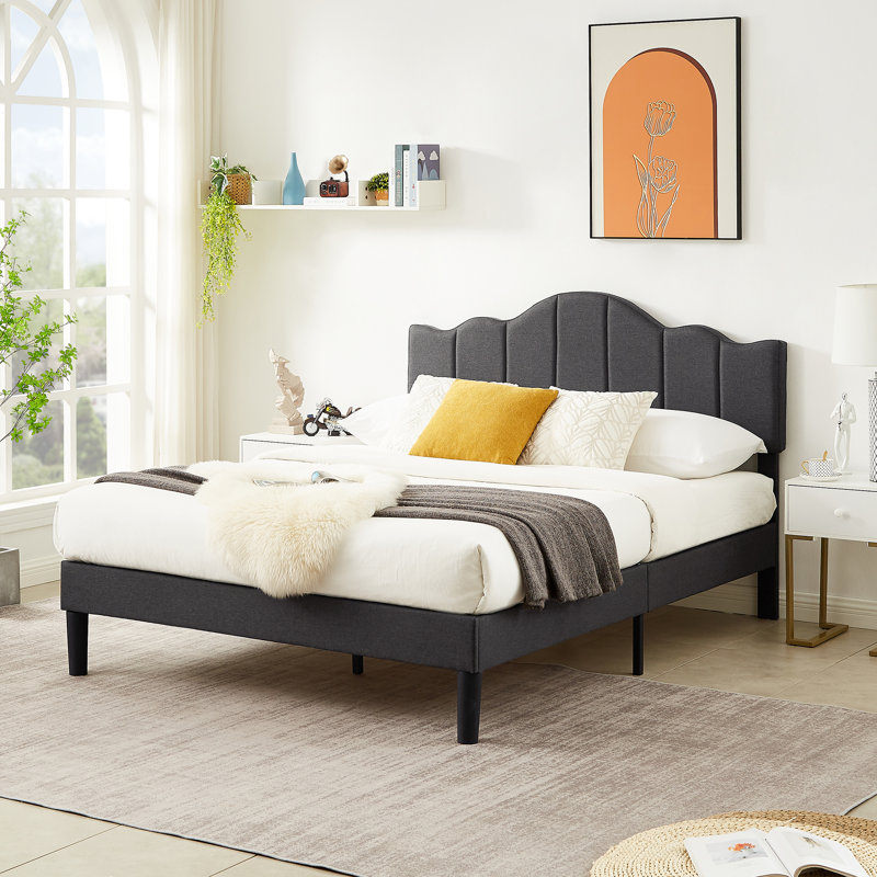 Ensemble de chambre à coucher et ensemble de table de chevet 3 pièces Kempst, Blanc, Grand