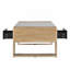 Table basse haute brillance avec 2 tiroirs-1196476725