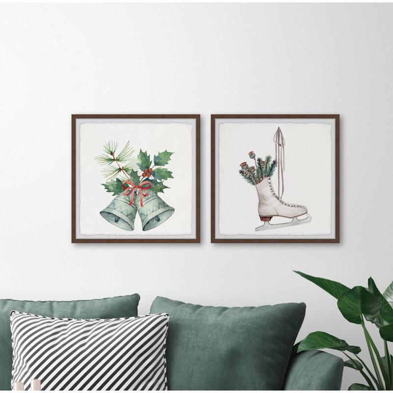 Chavez Chavez Season Of Cheer - 2 Piece Single Picture Frame Painting, 61cm H x 122cm W x 3.81cm D