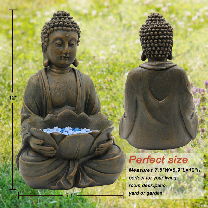 Sculpture statue of Buddha meditating