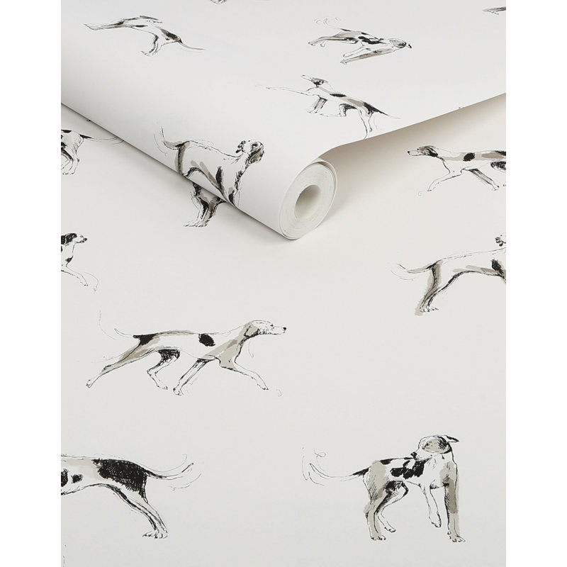 Joules Sketchy Dogs Crème Wallpaper