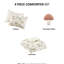 Édredon simple / simple TG avec imprimé champignon et literie à rembourrage moelleux-129372049-129372054
