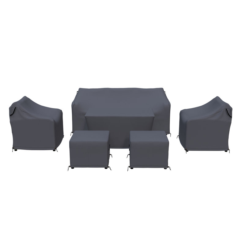 All-Weather Wicker Patio Conversation Sets Group Sectional Seating Outdoor Furniture Covers