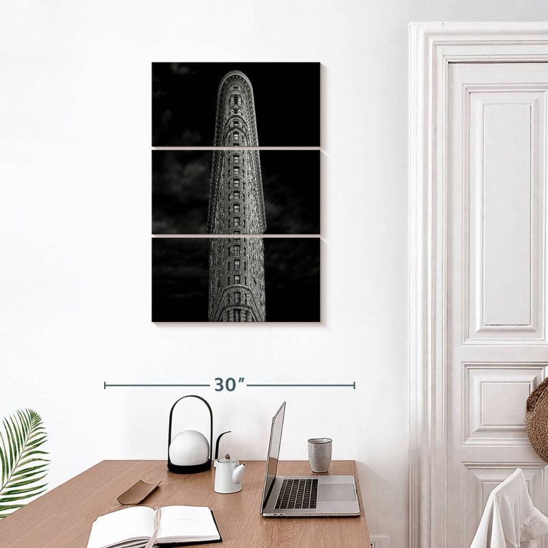 Famous Flatiron, 32" H x 20" W