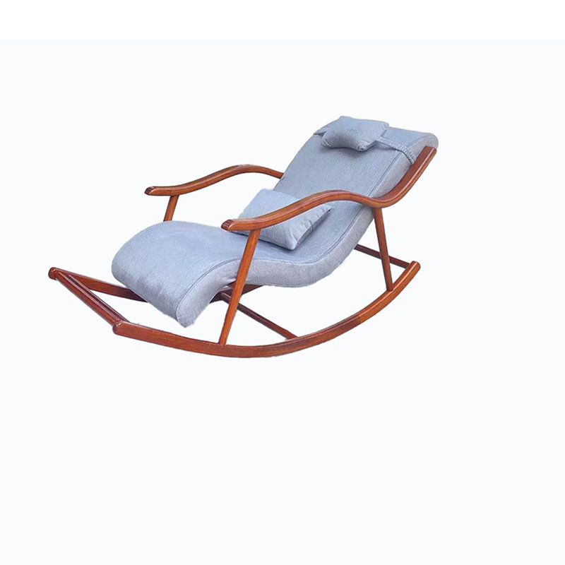 Chaise berçante ergonomique avec appui-tête réglable. Chaise berçante