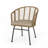 Outdoor Wicker Rattan Club Chair