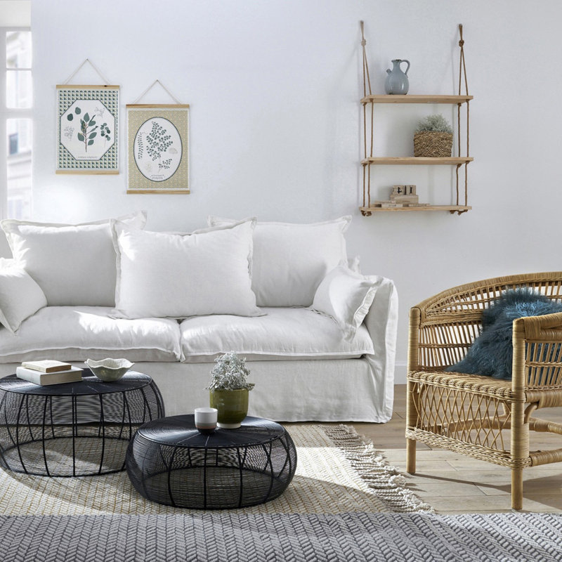 Tablette murale faite à la main, couleur chêne, 15,7 x 43,3 x 5,1 pouces | 100% bois d'épinette, assemblé et mural | Design scandinave moderne, parfait pour les solutions de décoration et de rangement, élégant et fonctionnel pour toute pièce