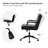 Anagrace Leather Upholstered Swivel Tilt Task Office Chair