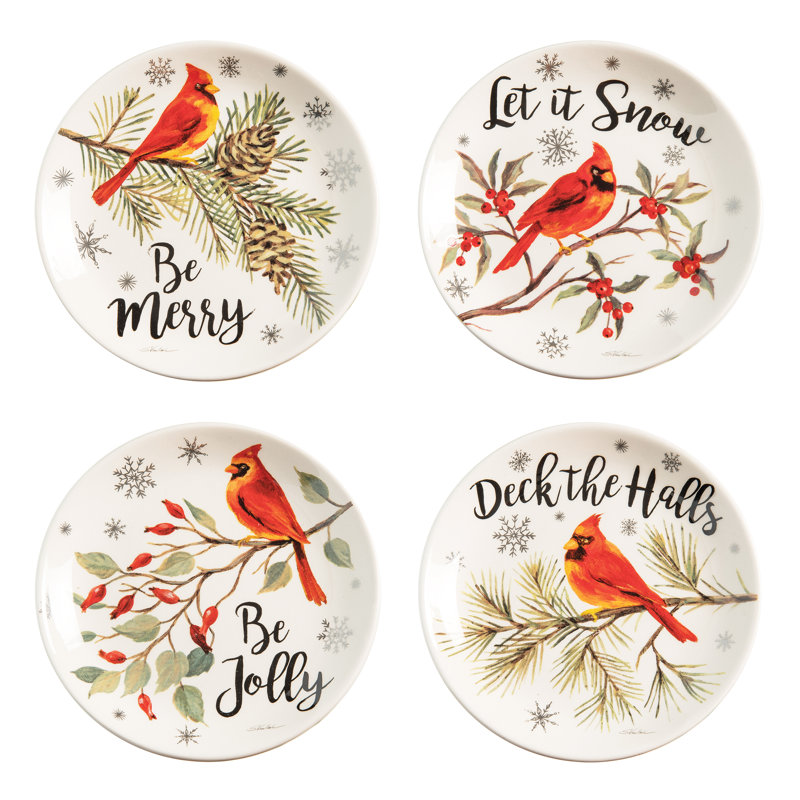 Assiette décorative en grès