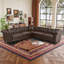 Canapé modulaire réversible en L Chesterfield-884390464