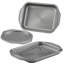 Circulon Total Bakeware Nonstick Toaster Oven and Personal Pizza Pan Baking Set, 4 Piece