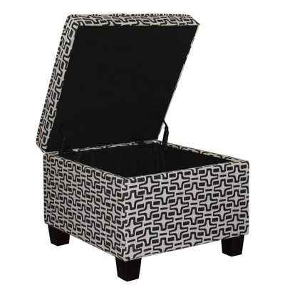 18 po de hauteur, imprimé géométrique brun en forme d'étoile, arrangement de sièges confortables, mélange de tissus, élément de poids en mousse souple de 30 lb, fabrication en bois, profondeur de 27 po
