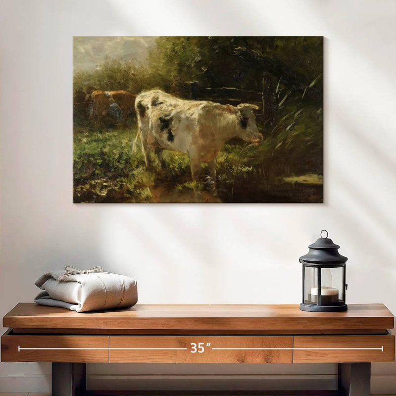 Brampt Simple Cow, 16" H x 24" W