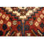 Tapis semi-antique rouille 11 x 13