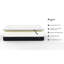 Matelas simple à 3 couches avec mousse de cuivre rafraîchissante pour un confort de sommeil optimal Une nuit réparatrice et confortable