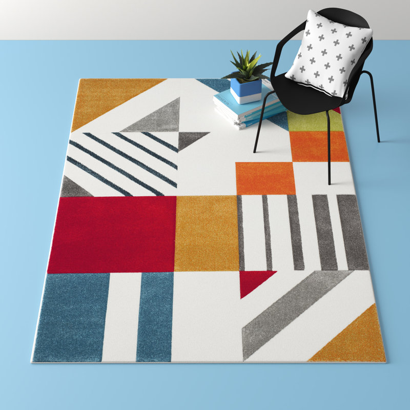 Vakhdank Geometric Area Rug, Rectangle 160 x 229 cm
