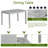 5 Piece Wooden Dining Table Set