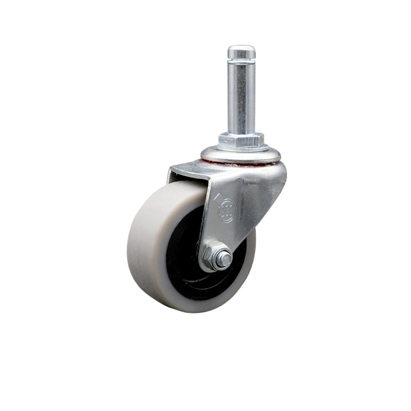 Thermoplastic Rubber Wheel 1-3/8 Grip Ring Stem Caster