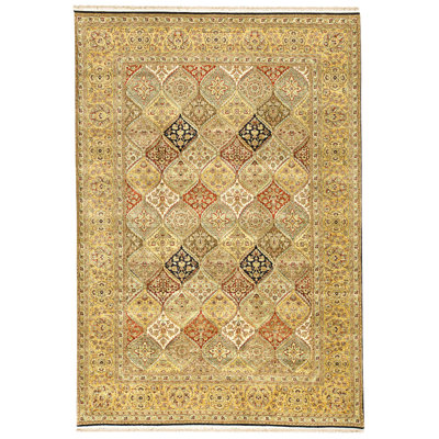 Hand Knotted Wool Area Rug
