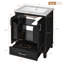 24-Inch Bathroom Vanity With Single Sink, Solid Wood Frame + MDF, 2 Soft-Close Doors, 1 Divided Drawer, Dual Storage Shelves, Ample Storage Space-119909888